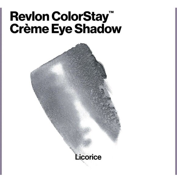 Revlon ColorStay Creme Eye Shadow, 755 Licorice, 0.18 oz Metallic Silver Sealed - Picture 4 of 9